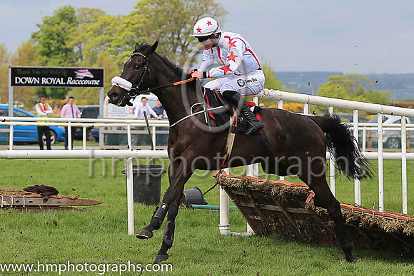 14th Sierra Law and D Meyler ( 1 , white, red seams ) Trainer - K Thornton , Owner - Gary Ryan