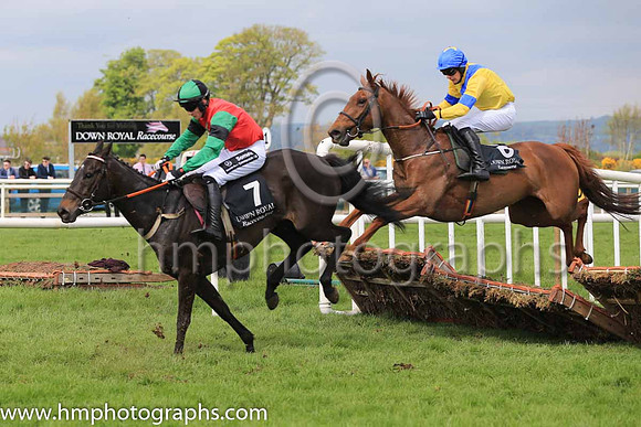 15th Castle Clyde and Mr M J O?Hare 5 ( 6 , yellow, royal blue sash ) Trainer - G Stewart , Owner - Mrs Stephanie Metcalfe