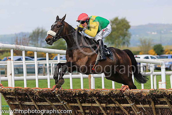 01st Moonshine Bay and R M Power ( 1 , emerald green, yellow chevron ) Trainer - Mrs J Harrington , Owner - Ann  Alan Potts Limited
