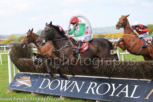 01st Drumconnor Lad and R Loughran ( 3 , white, red spots ) Trainer - A Keatley , Owner - David G Keys