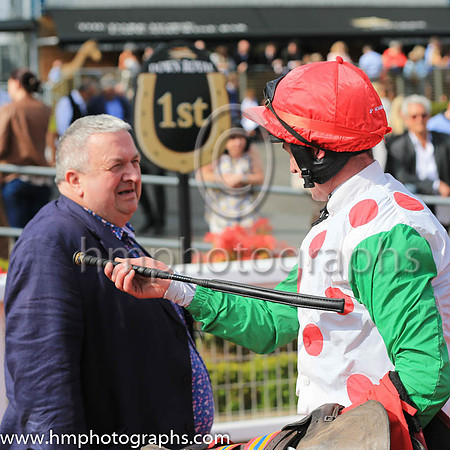 01st Drumconnor Lad and R Loughran ( 3 , white, red spots ) Trainer - A Keatley , Owner - David G Keys