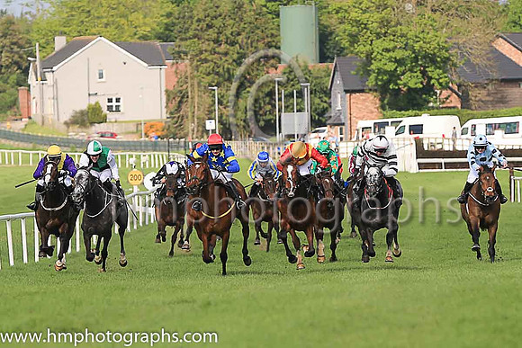 01st Jerandme and Mr M J O?Hare 5 ( 5 , royal blue, yellow stars ) Trainer - N Meade , Owner - Harbrio Partnership