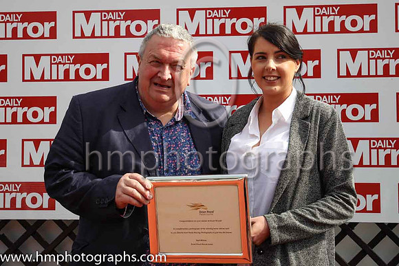 01st Drumconnor Lad and R Loughran ( 3 , white, red spots ) Trainer - A Keatley , Owner - David G Keys