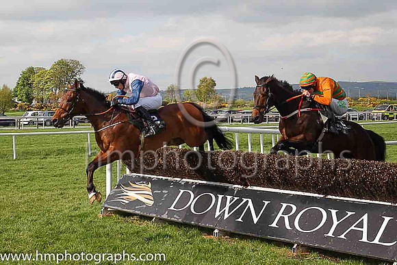 02nd Eddies Miracle and Mr D G Lavery 3 ( 3 , orange , green chevron ) Trainer - D M Christie , Owner - R Nicholas