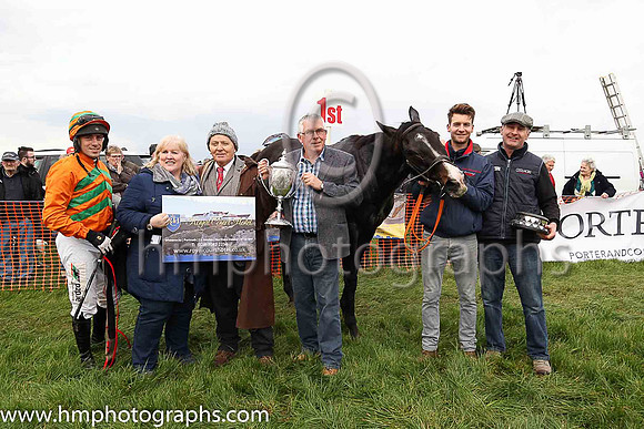 01st VALMY BAIE (FR) and B O'Neill ( 2 ,orange, green chavrons ) Trainer: D.M. Christie,, Owner : Nicholas, Ray