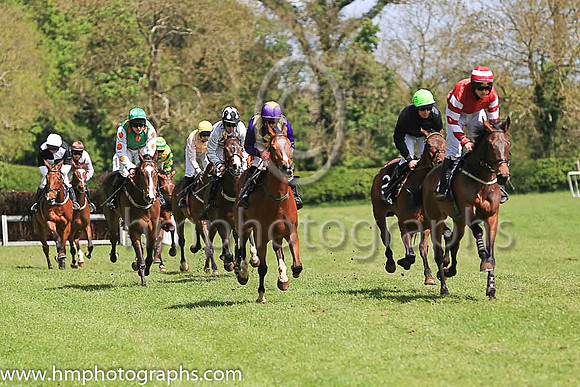 01st TRIBESMANS GLORY and S Fitzgerald ( 21 , PURPLE  YELLOW DIAMONDS; purple sleeves; purple cap,yellow diamond ) Trainer: Michael Goff , Owner : Caitriona Goff