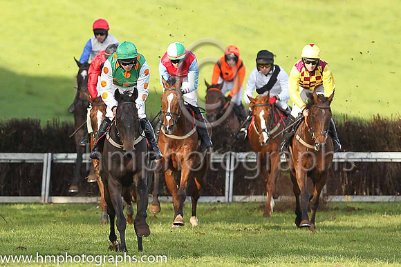 01st SOME RESPONSE and B O'Neill ( 7 , WHITE; royal blue sleeves; red cap ) Trainer: B.R. Hamilton , Owner : Brian Hamilton