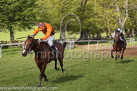 01st JAMES BORU and N McParlan ( 6 ,Antrim (H) - ORANGE,purple chevrons; orange sleeves; orange  purple check cap ) Trainer: Noel C. Kelly , Owner : Victor McCrea