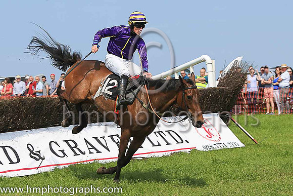01st LITTLE MISS DARSI and l O'Carroll ( 12 , PURPLE,yellow seams; purple sleeves,yellow seams; yellow  purple striped cap ) Trainer: Cian Hughes,, Owner : James F. Dunne