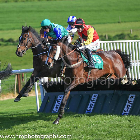 15th Lady Margorie and A Ring 3 ( 15 , red, three black diamonds ) Trainer - Alan Wells , Owner - John Farquhar