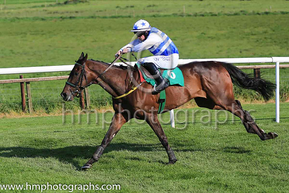 05th Frankiefiveangels and S W Flanagan ( 6 , blue and white hoops ) Trainer - N Meade , Owner - E Duignan