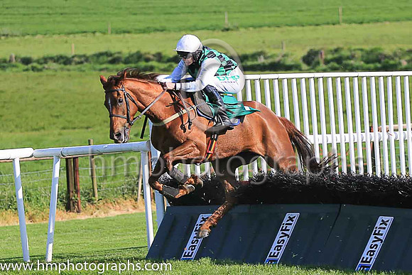 09th Be My Dan and Rachael Blackmore ( 1 , Black and green check ) Trainer - D M O?Brien , Owner - Denis Tarrant