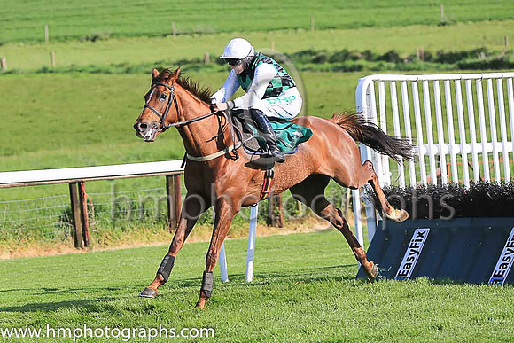 09th Be My Dan and Rachael Blackmore ( 1 , Black and green check ) Trainer - D M O?Brien , Owner - Denis Tarrant