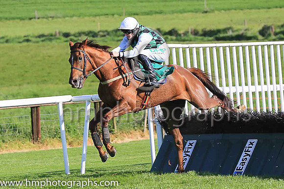 09th Be My Dan and Rachael Blackmore ( 1 , Black and green check ) Trainer - D M O?Brien , Owner - Denis Tarrant