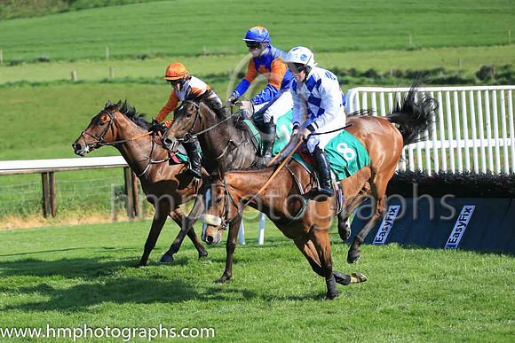 13th Kilbrew Gold and D Robinson 5 ( 7 , white, oraange hoop ) Trainer - H de Bromhead , Owner - Airton Partnership