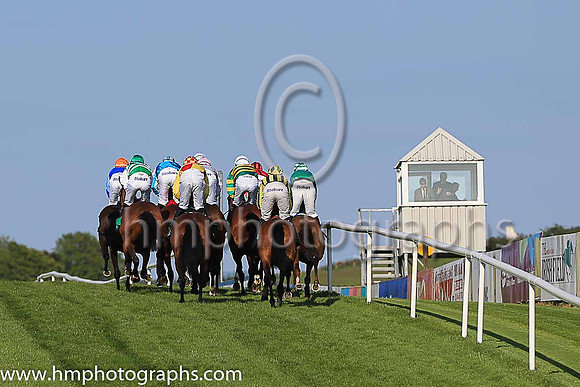 Up the hill at Downpatrick Racreourse