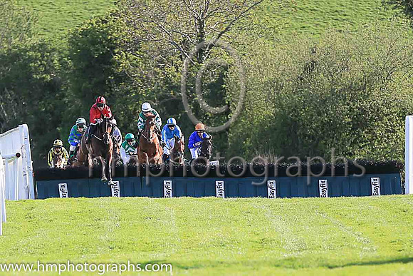 01st Two In One and L P Dempsey ( 4 , red, black seams ) Trainer - J P Dempsey , Owner - Red Mans Cave Syndicate