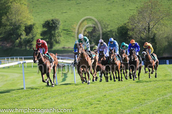 01st Two In One and L P Dempsey ( 4 , red, black seams ) Trainer - J P Dempsey , Owner - Red Mans Cave Syndicate