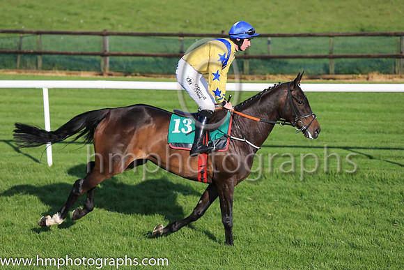 04th Thisonesforollie and J W Kennedy ( 13 , yellow, blue chevron ) Trainer - G Elliott , Owner - B Mannion  Brendan O?Grady