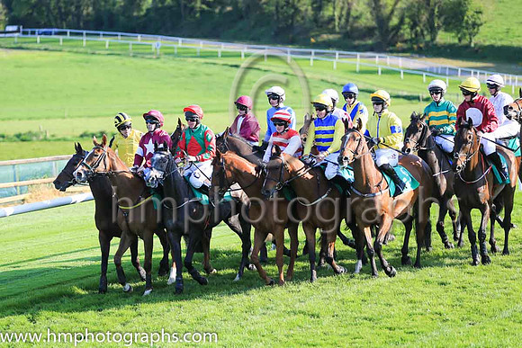 At the start at Downpatrick Racecourse