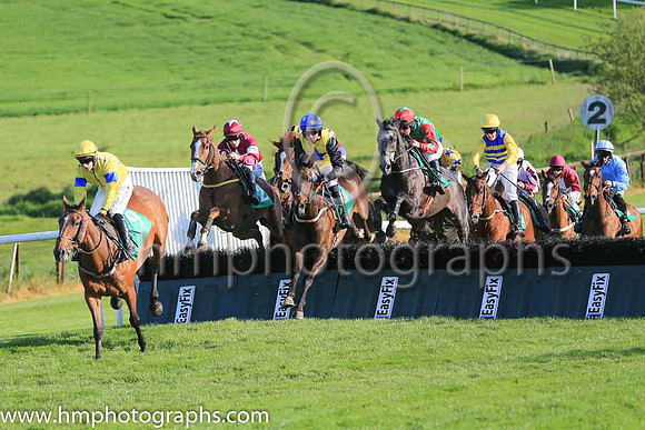 02nd Crown Of Thorns and S W Flanagan ( 2 , maroon, white cap ) Trainer - N Meade , Owner - Gigginstown House Stud