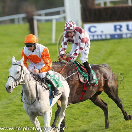 Pu Banking Crisis and C D Maxwell ( 11 , white,orange spot ) Trainer - T G McCourt , Owner - Ms Susanna McCaffrey