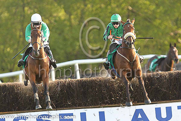 01st Whatsinthecorner and Rachael Blackmore ( 8 , emerald green, black seams ) Trainer - J J Hanlon , Owner - T J McDonald