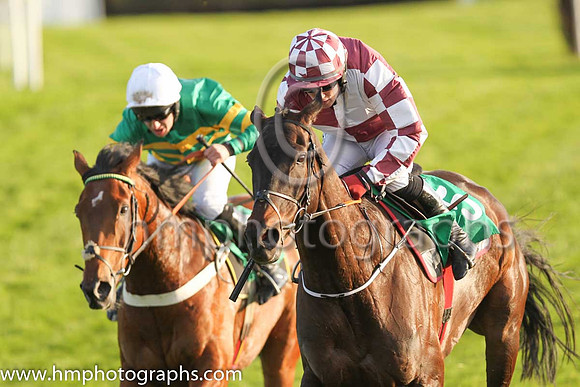 11th Kayf Thou and M A Enright ( 5 , brown and white qtrd ) Trainer - G Elliott , Owner - D Charlesworth