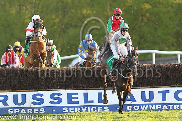 07th Senators Glory and D J McInerney 5 ( 7 , red, white braces ) Trainer - S Slevin , Owner - W Fitzgerald