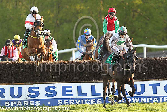 04th Tiger Sam and S W Flanagan ( 8 , white, red hoop ) Trainer - N Meade , Owner - Noel Meade