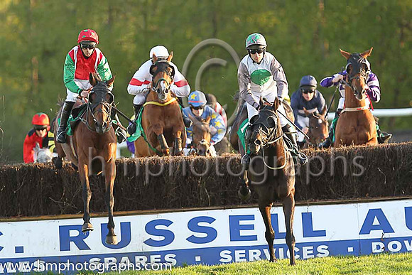04th Tiger Sam and S W Flanagan ( 8 , white, red hoop ) Trainer - N Meade , Owner - Noel Meade