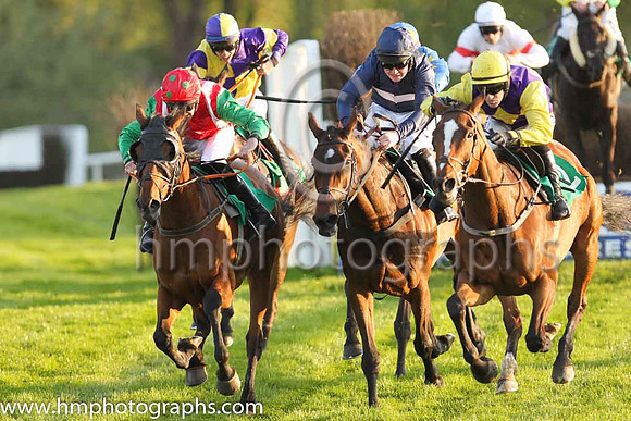 04th Tiger Sam and S W Flanagan ( 8 , white, red hoop ) Trainer - N Meade , Owner - Noel Meade