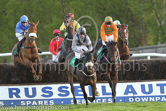 05th Eddies Miracle and Mr D G Lavery 3 ( 2 , orange, orange and green chevron sleeves ) Trainer - D M Christie , Owner - R Nicholas