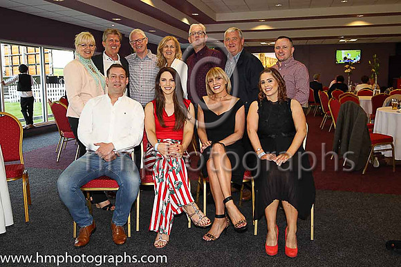 Sponsors , organisers and friends of the Paddy Galbraith Memorial Handicap Hurdle at Downpatrick Racecourse