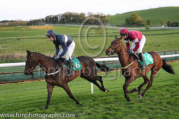 01st Turbo and Mr J W Hannon 7 ( 6 , navy blue, pink hoop ) Trainer - J R Finn , Owner - Ms Amanda Finn