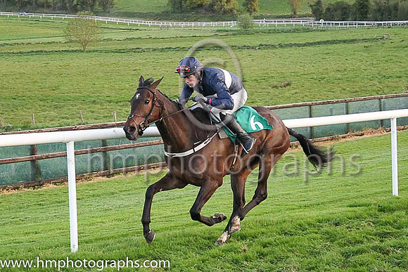 01st Turbo and Mr J W Hannon 7 ( 6 , navy blue, pink hoop ) Trainer - J R Finn , Owner - Ms Amanda Finn
