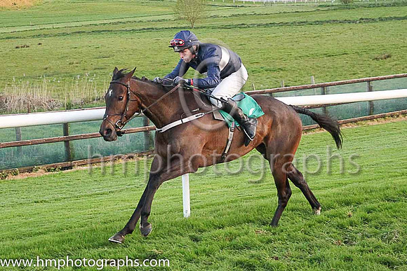 01st Turbo and Mr J W Hannon 7 ( 6 , navy blue, pink hoop ) Trainer - J R Finn , Owner - Ms Amanda Finn