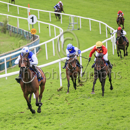 01st Biko Miss O'Sullivan ( 2 , blue  white hoops ) Trainer - P Martin , Owner - E Duignan
