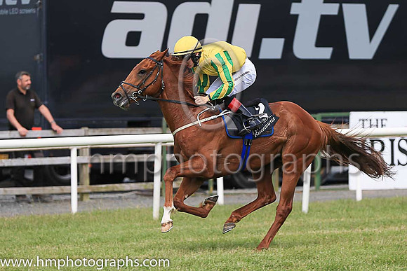 01st Kafu and C T Keane ( 2 , yellow, emerald green and yellow striped sleeves ) Trainer - G M Lyons , Owner - David Spratt  Sean Jones