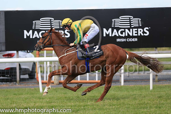 01st Kafu and C T Keane ( 2 , yellow, emerald green and yellow striped sleeves ) Trainer - G M Lyons , Owner - David Spratt  Sean Jones