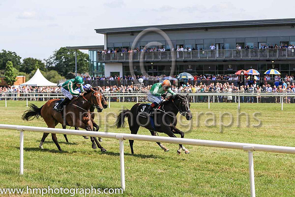 01st Goodnite Irina and K J Leonard 5 ( 3 , emerald green, white hooped sleeves ) Trainer - P Martin , Owner - T F Brennan