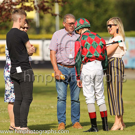 The parade ring at the Magners Ulster Derby day at Down Royal
