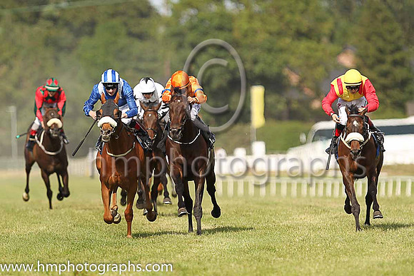 01st Manzil and D P McDonogh ( 4 , royal blue, white epaulettes ) Trainer - D K Weld , Owner - Hamdan Al Maktoum