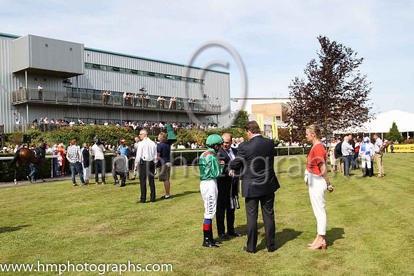 Down Royal parade ring on the Magners Ulster Derby Day
