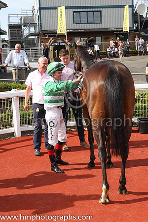 01st Last Garrison and D P McDonogh ( 8 , green and white hoops ) Trainer - M M McNiff , Owner - Atlantic Wave Syndicate