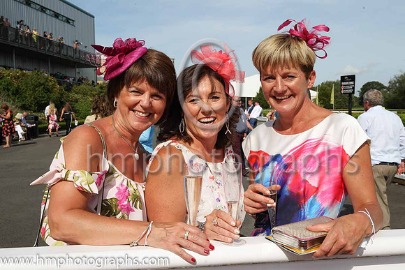 Paula McStay, Eileen McAlinden and Leeanne McCusker from Derrytrasna near Lurgan enjoying themselves at the Magners Ulster Derby Day at Down Royal