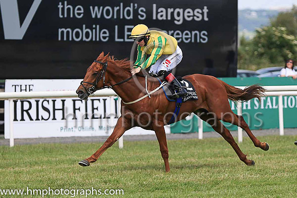 01st Kafu and C T Keane ( 2 , yellow, emerald green and yellow striped sleeves ) Trainer - G M Lyons , Owner - David Spratt  Sean Jones