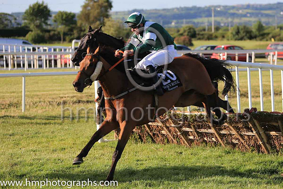 02nd Viking Hoard and P T Enright ( 20 , dark green, white chevrons ) Trainer - C Byrnes , Owner - Byrnsey Boys Syndicate
