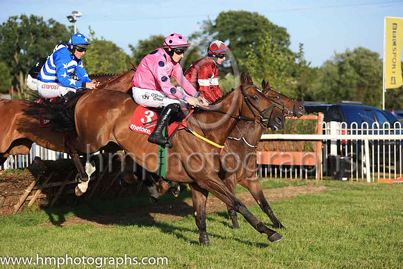 03rd Niven and S W Flanagan ( 3 , pink, three black spots ) Trainer - N Meade , Owner - Cattle On The Road Syndicate