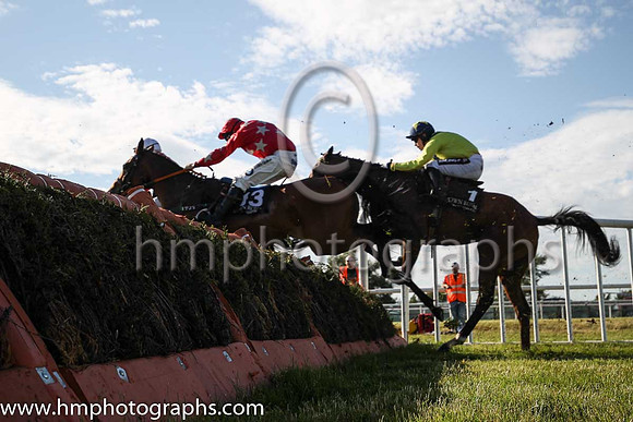 02nd State Of Nirvana and A E Lynch ( 13 , red, grey stars ) Trainer - T J Taaffe , Owner - Ms Amanda Torrens